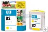 Inkoustová cartridge HP DesignJet 500, PS, 800, 815, cc800ps, 4200, C4913A, žlutá, No. 82, 69ml, O Inkoustová cartridge HP DesignJet 500, PS, 800, 815, cc800ps, 4200, C4913A, žlutá, No. 82, 69ml, O