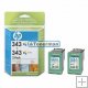 HP 343 / HP CB332EE originál barevná 2ks v balení HP343 CB 332 E HP 343 / HP CB332EE originál barevná 2ks v balení HP343 CB 332 E