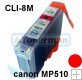 Canon PIXMA MP510 - červená CLI-8M, kompatibilní Canon PIXMA MP510 - červená CLI-8M, kompatibilní