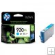 HP 920XL cyan, HP CD972AE originál modrá HP 920XL cyan, HP CD972AE originál modrá