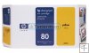 Inkoustová cartridge HP DesignJet 1050, C, 1055, C, CM, C4848A, žlutá, No. 80, 350ml, O Inkoustová cartridge HP DesignJet 1050, C, 1055, C, CM, C4848A, žlutá, No. 80, 350ml, O